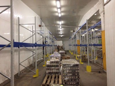 Development of warehouse shelving system UAB "OSAMA" - Riga 13